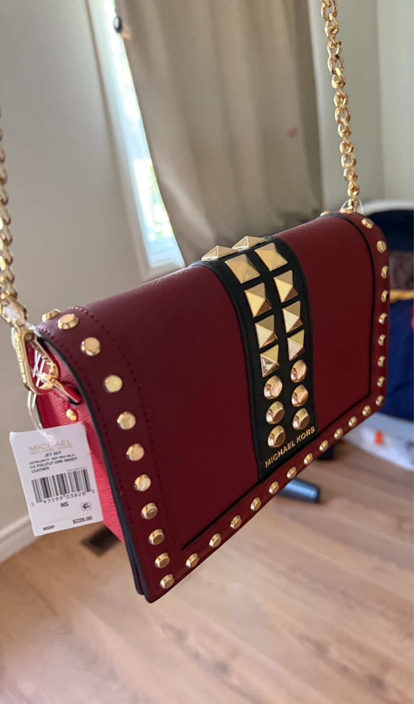Michael Kors Studded Shoulder Bag