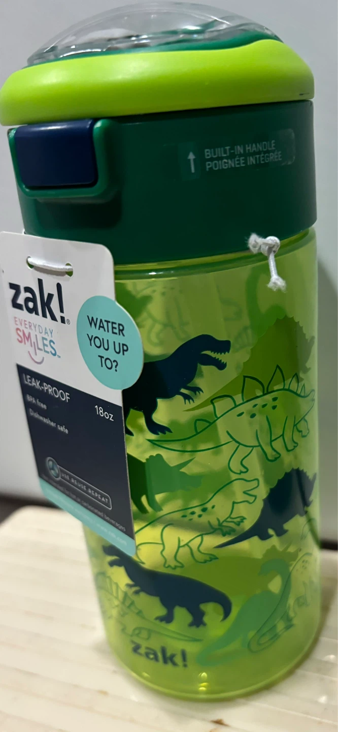 Zak! Kids Dinosaur Water Bottle