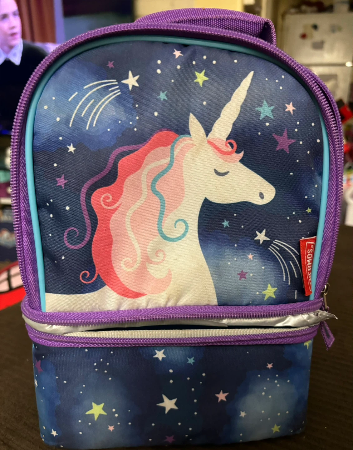 Thermos Lunch Bag with Unicorn and Star Design