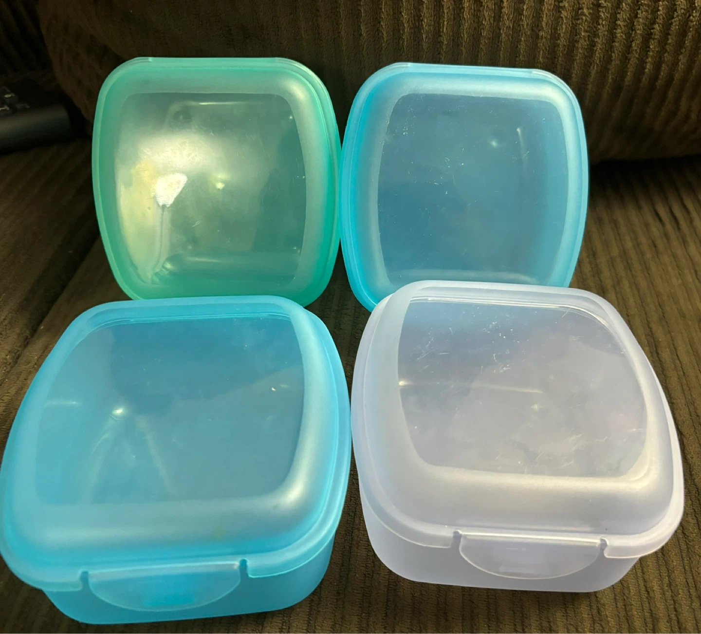 Set of 4 Plastic Food Storage Containers