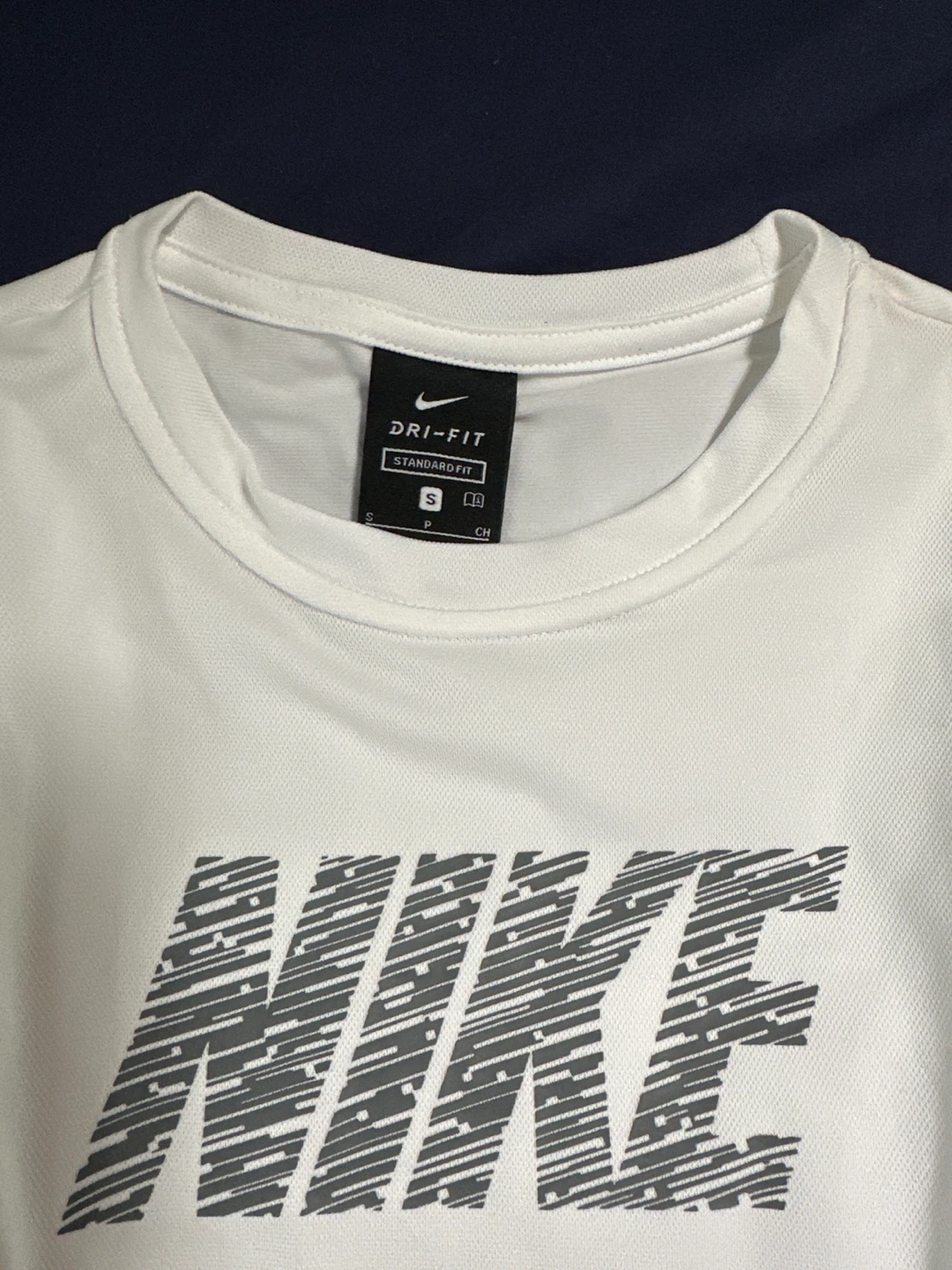 Nike Dri-FIT Long Sleeve Shirt - White - Size S - photo 2