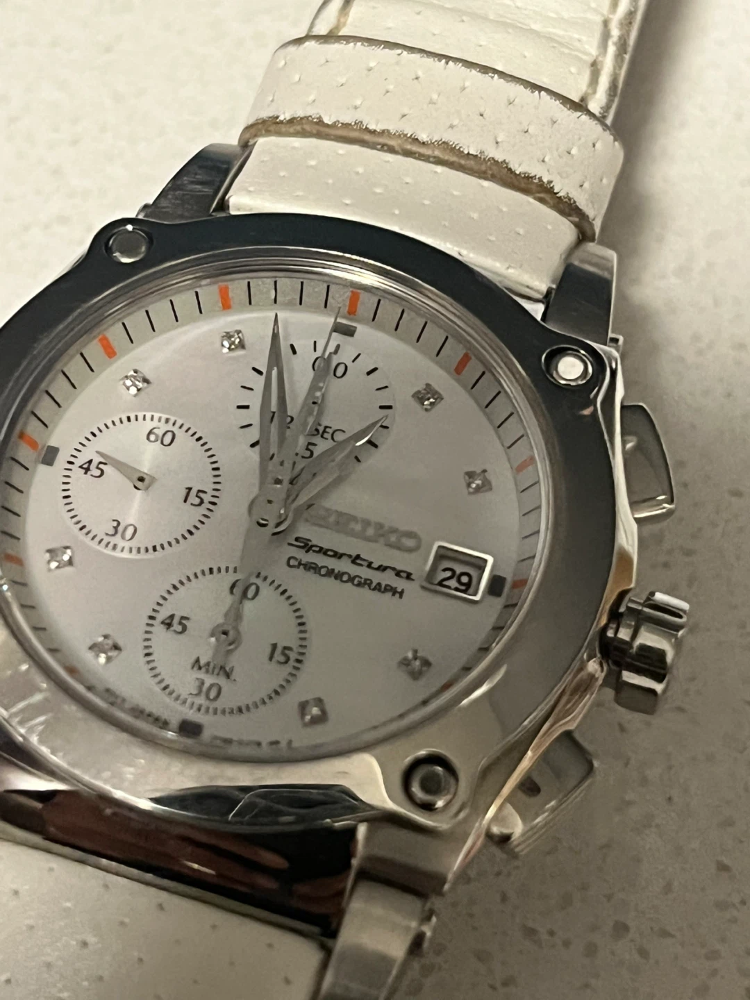Seiko Sportura Chronograph Watch