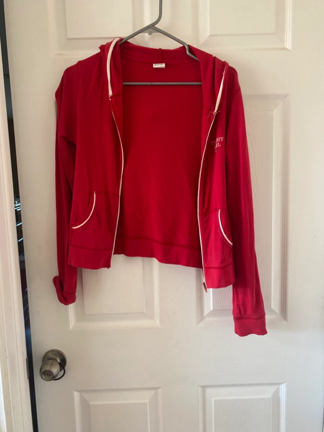 Tommy Girl Red Zip-Up Hoodie - photo 4