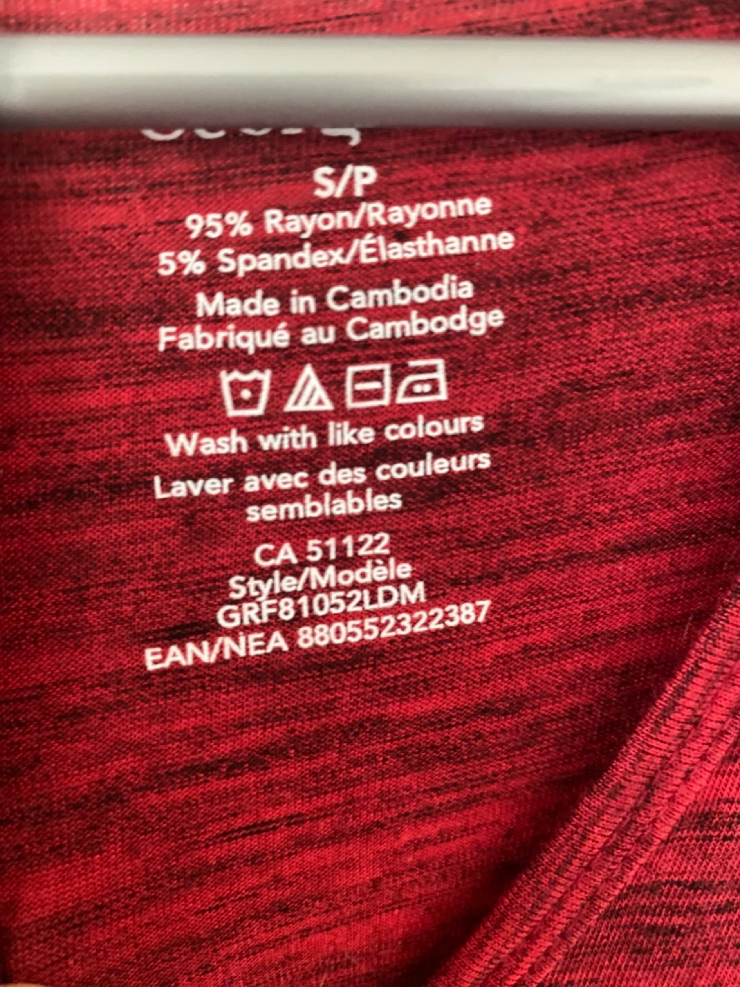 Canadian Cotton Blend V-Neck T-Shirt - photo 3