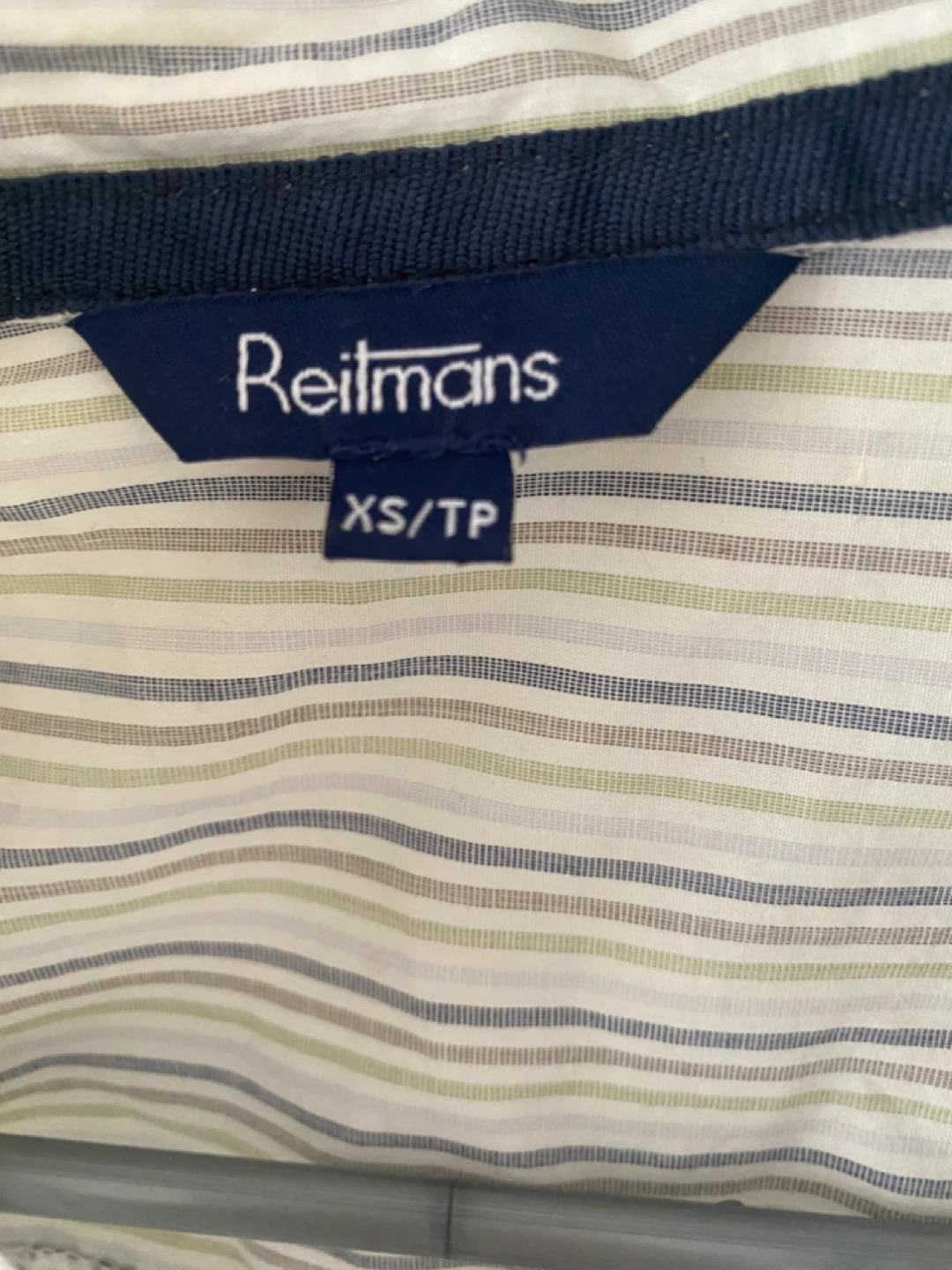 Reitmans Striped Button-Up Shirt XS/TP - photo 3