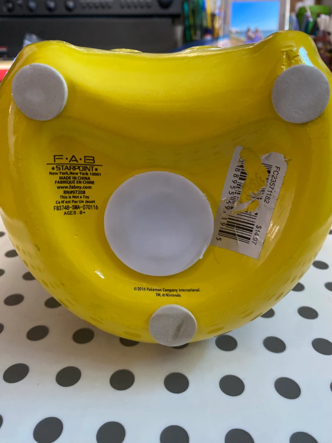 Pokémon Pikachu Ceramic Coin Bank - photo 3