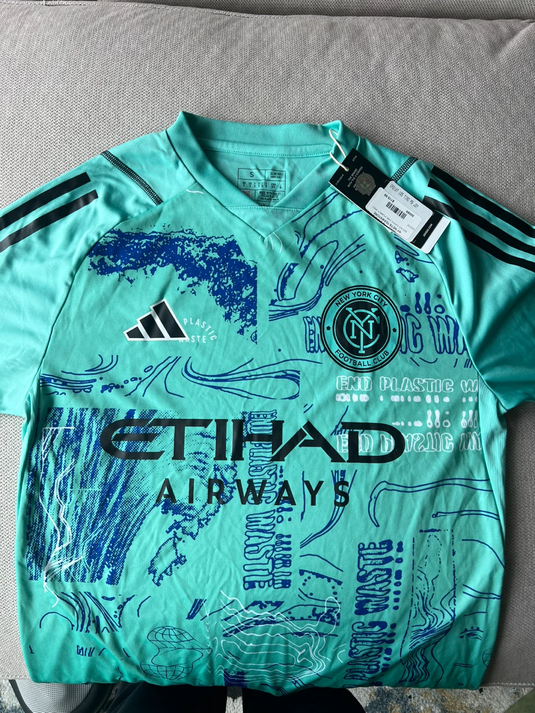 Adidas New York City FC Soccer Jersey - photo 3