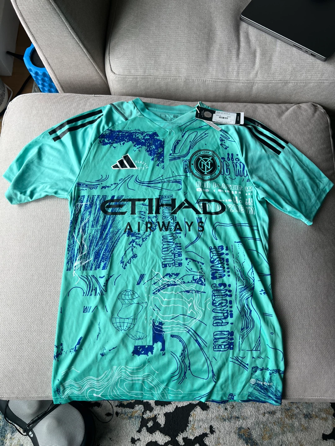Adidas New York City FC Soccer Jersey - photo 2