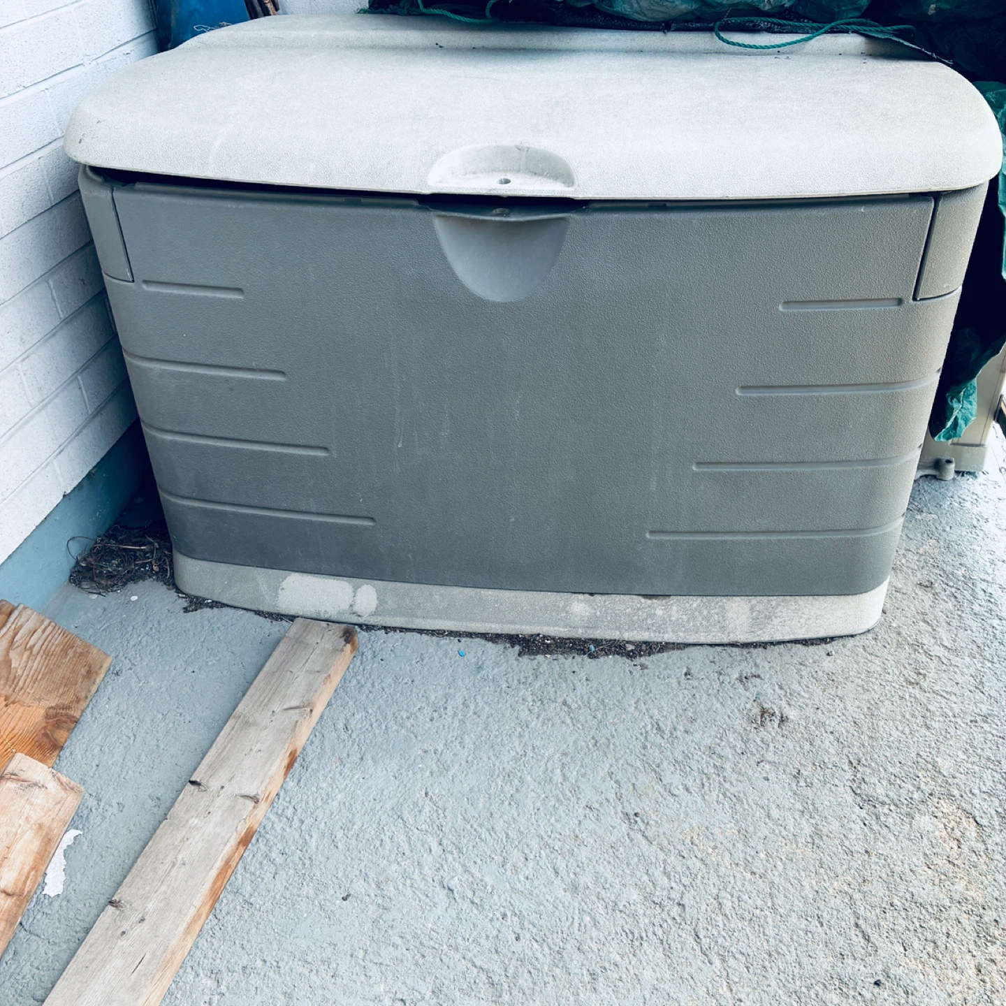 Grey Storage Deck Box