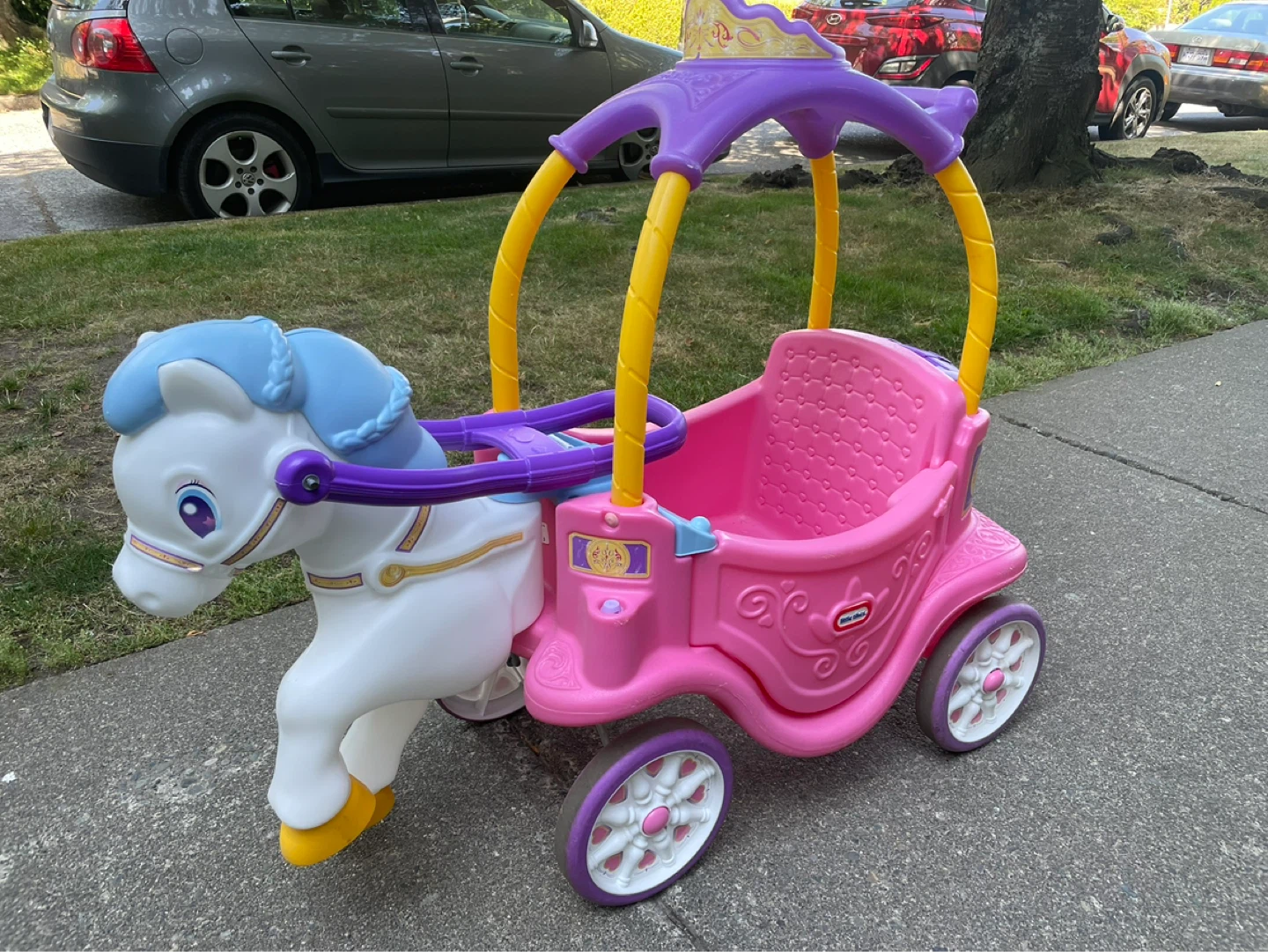 Little Tikes Horse and Carriage Ride-On Toy - photo 3