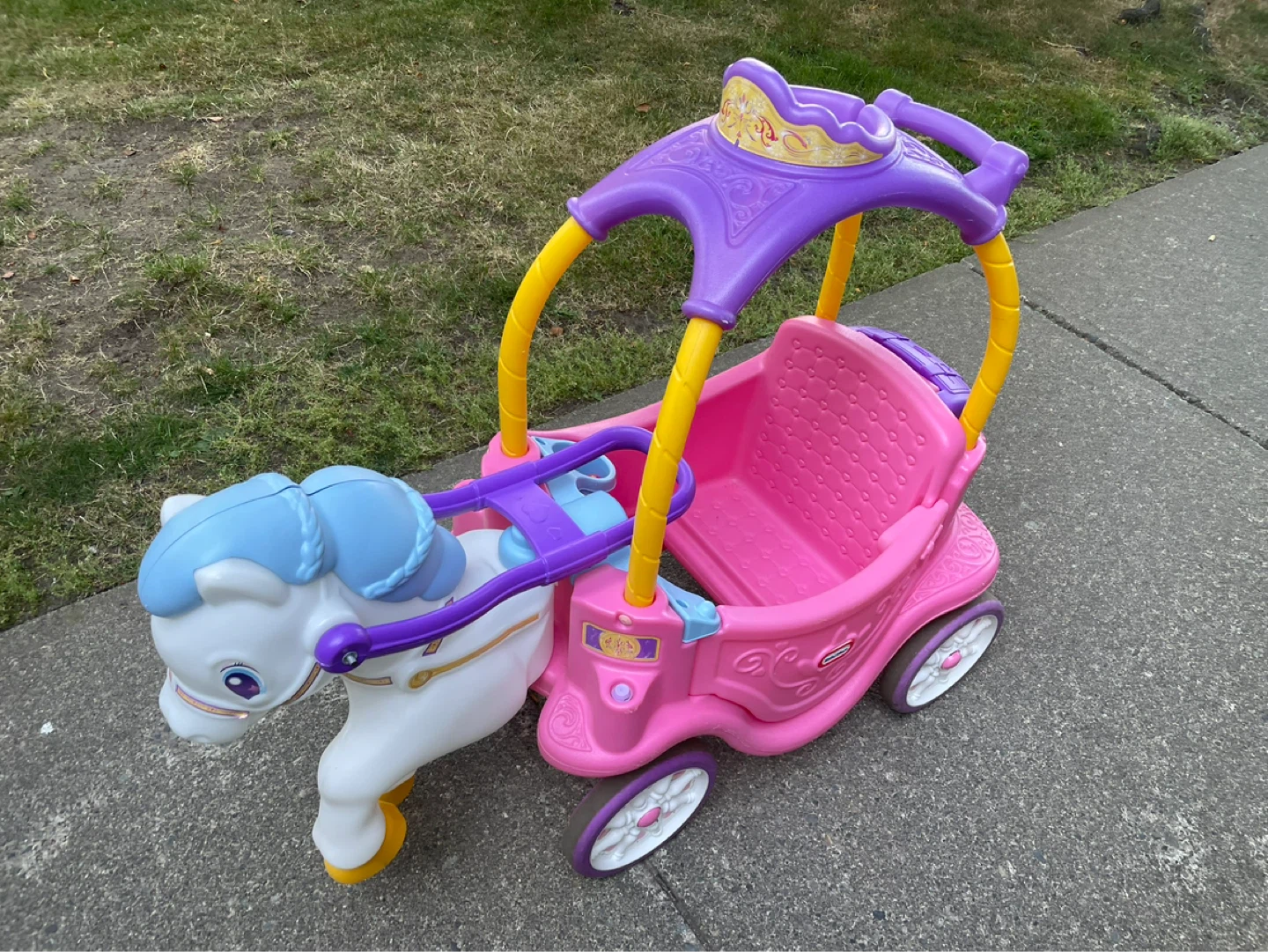 Little Tikes Horse and Carriage Ride-On Toy - photo 4