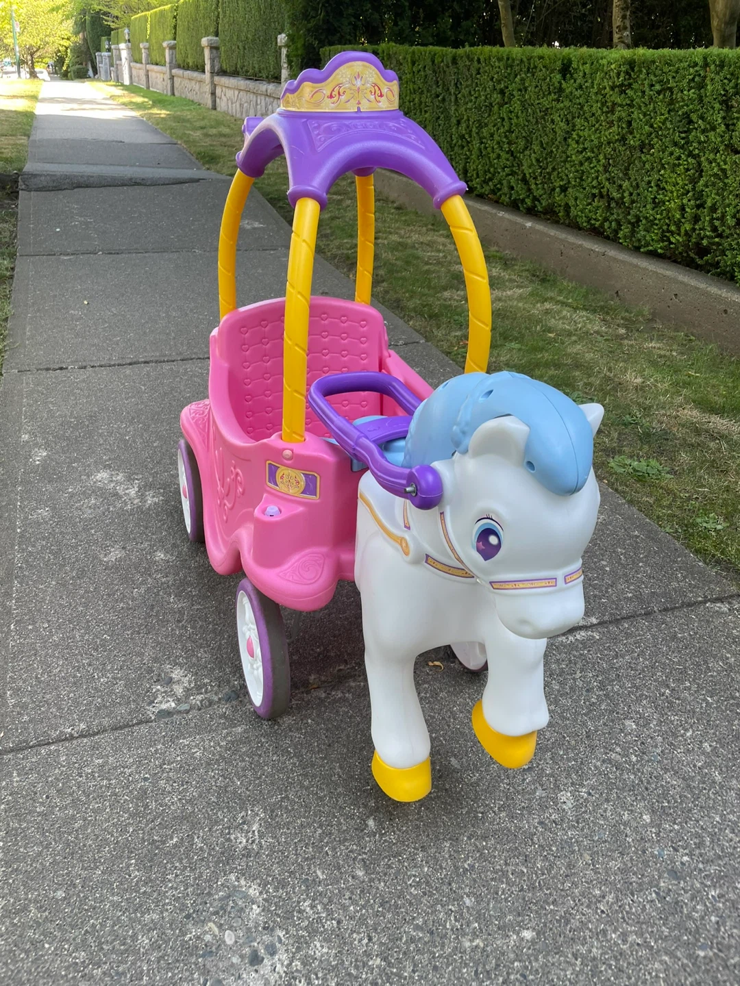 Little Tikes Horse and Carriage Ride-On Toy - photo 5