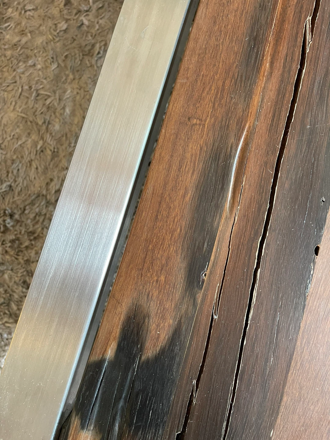 LDK Wooden Coffee Table with Metal Accents - photo 4