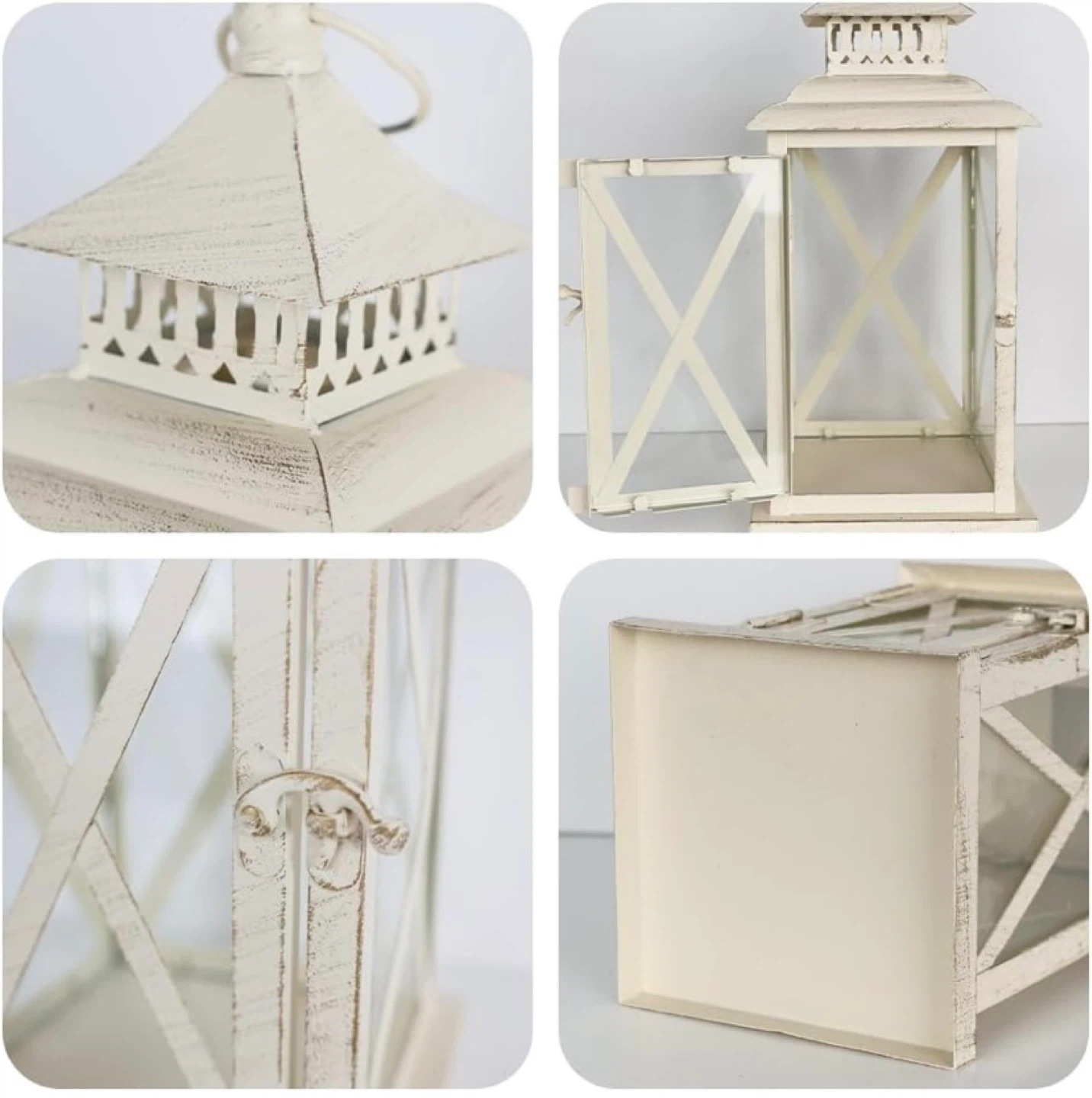 New Set of Lanterns Metal and Glass - photo 4