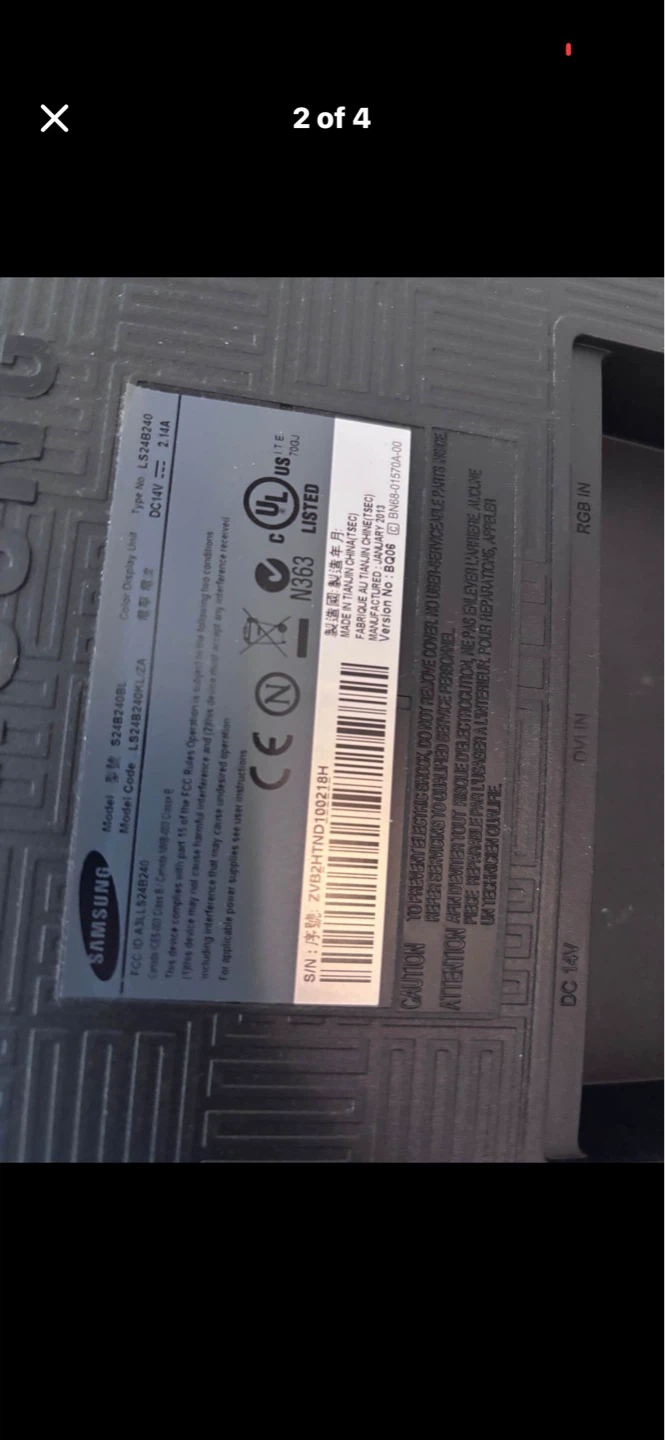 Samsung 21.5" HD Monitor - photo 2