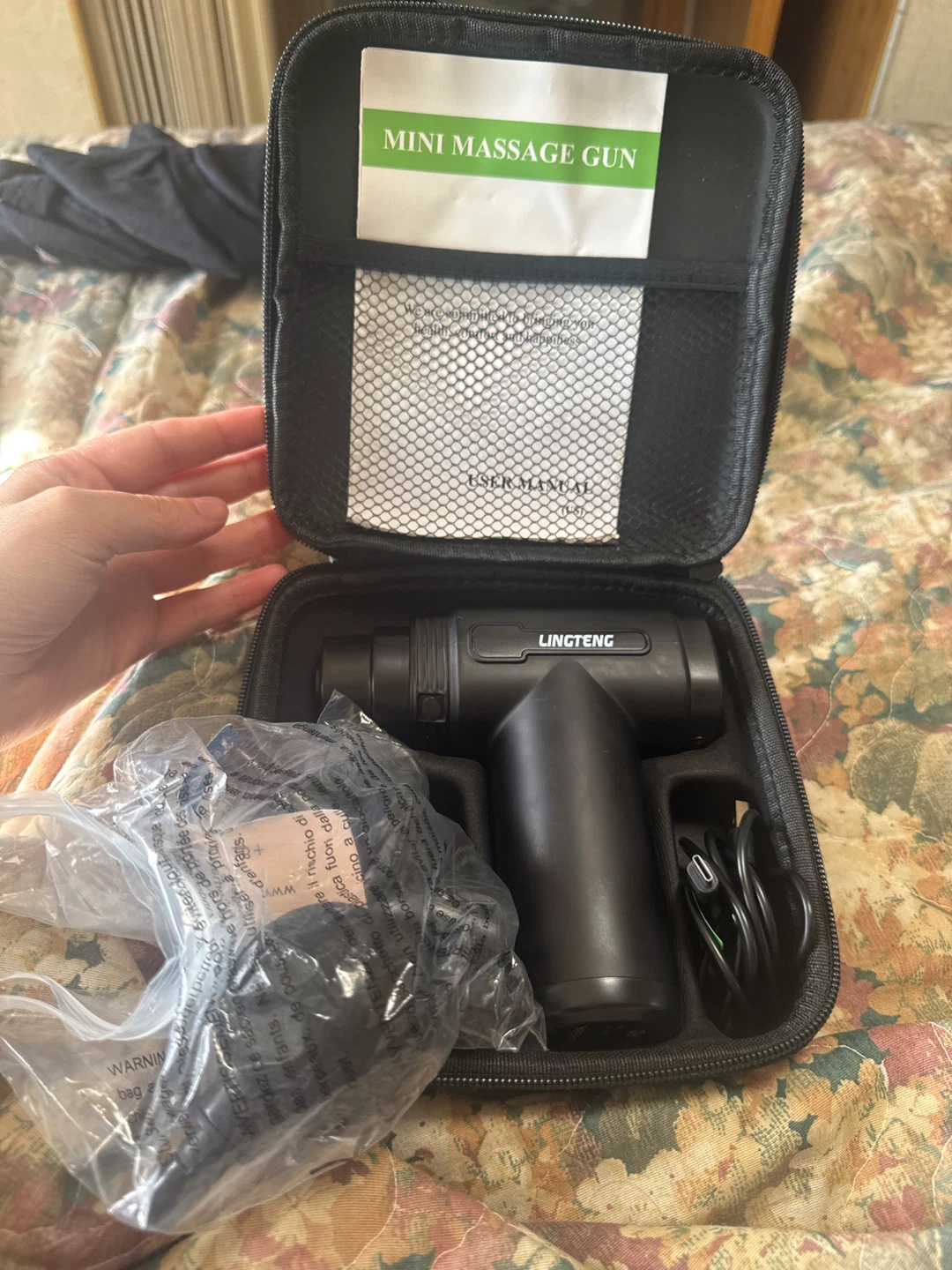 Lingteng Mini Massage Gun with Case