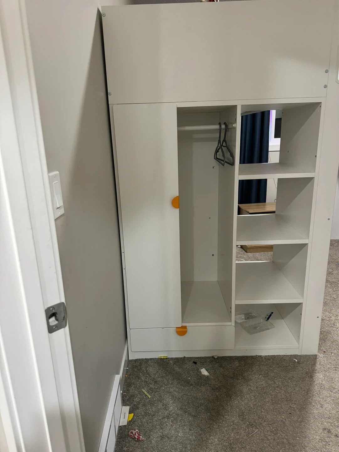 IKEA Loft Bed with Desk and Wardrobe - photo 4