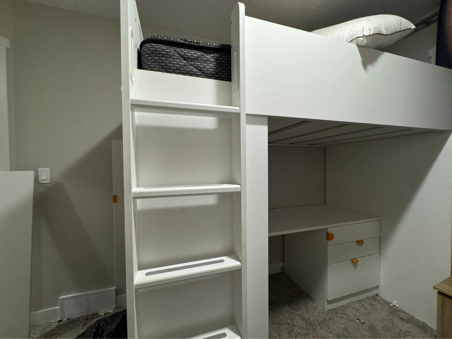 IKEA Loft Bed with Desk and Wardrobe - photo 2
