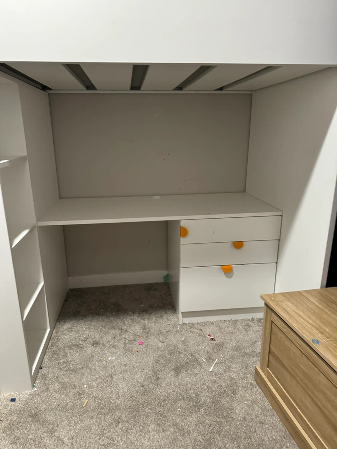 IKEA Loft Bed with Desk and Wardrobe - photo 3