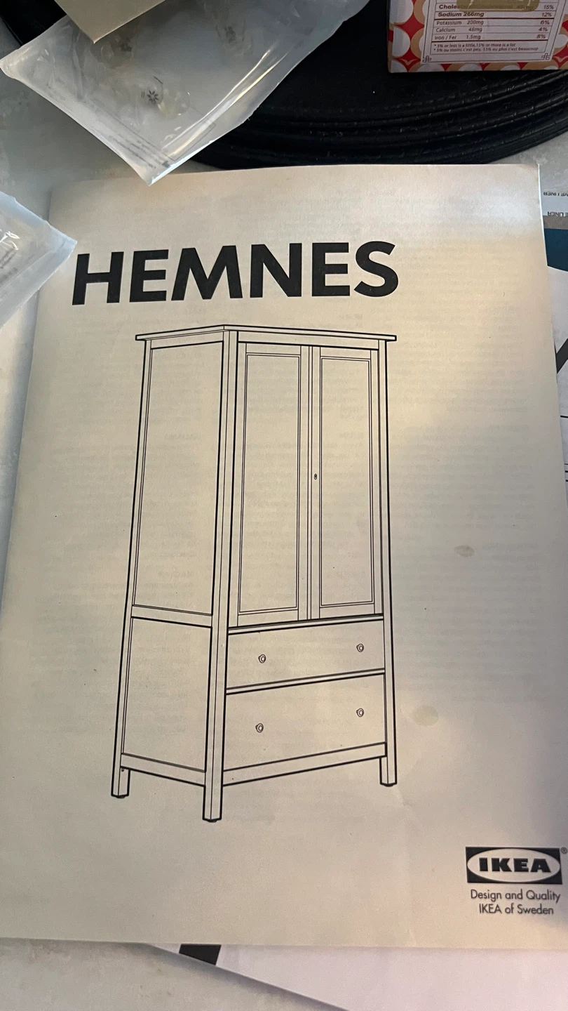 IKEA HEMNES Wardrobe with 2 Doors and 2 Drawers - photo 5