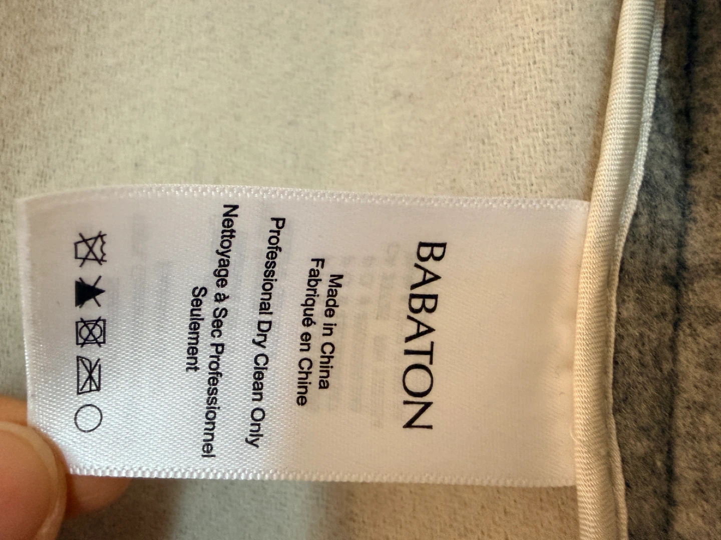 Babaton Aritzia Grey Wool Coat - XS - photo 4