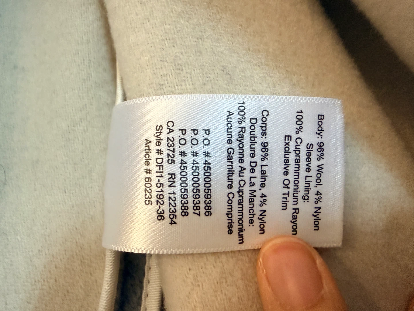 Babaton Aritzia Grey Wool Coat - XS - photo 5