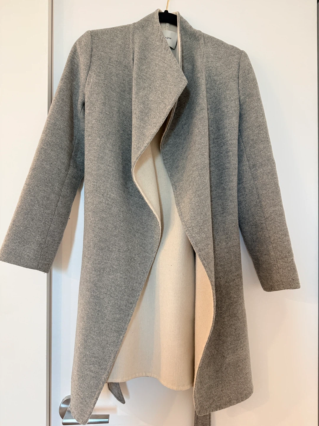 Babaton Aritzia Grey Wool Coat - XS