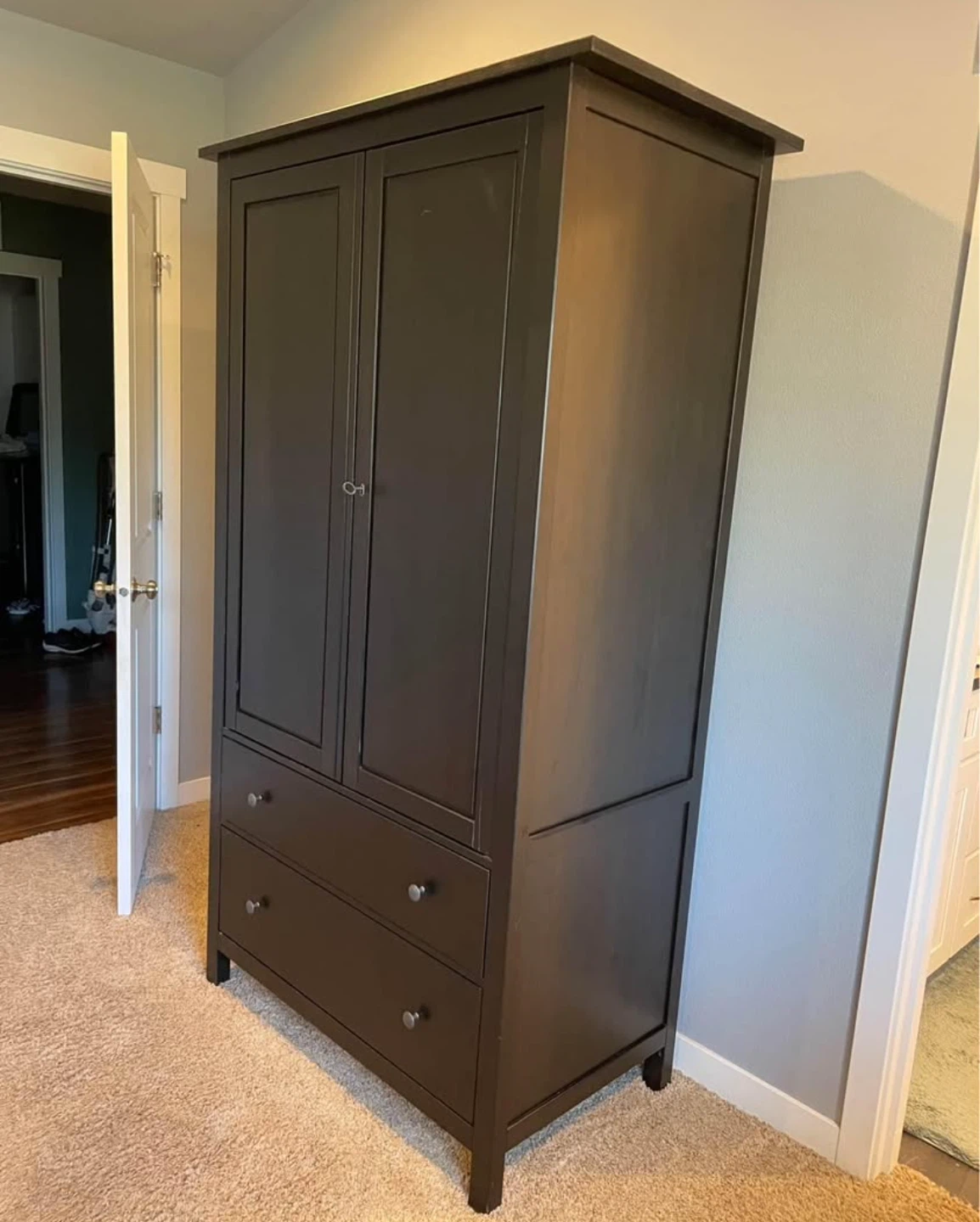 IKEA HEMNES Wardrobe with 2 Doors and 2 Drawers - photo 2