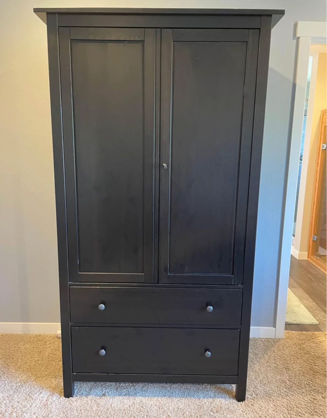IKEA HEMNES Wardrobe with 2 Doors and 2 Drawers