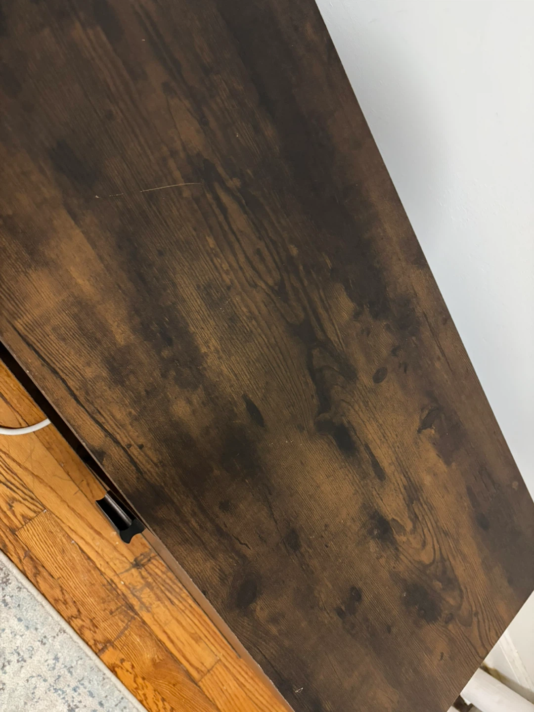 Rustic Brown TV Stand with Storage - photo 3