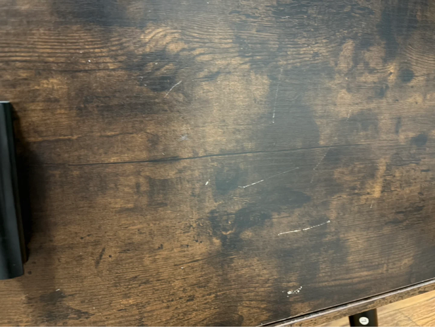 Rustic Brown TV Stand with Storage - photo 4