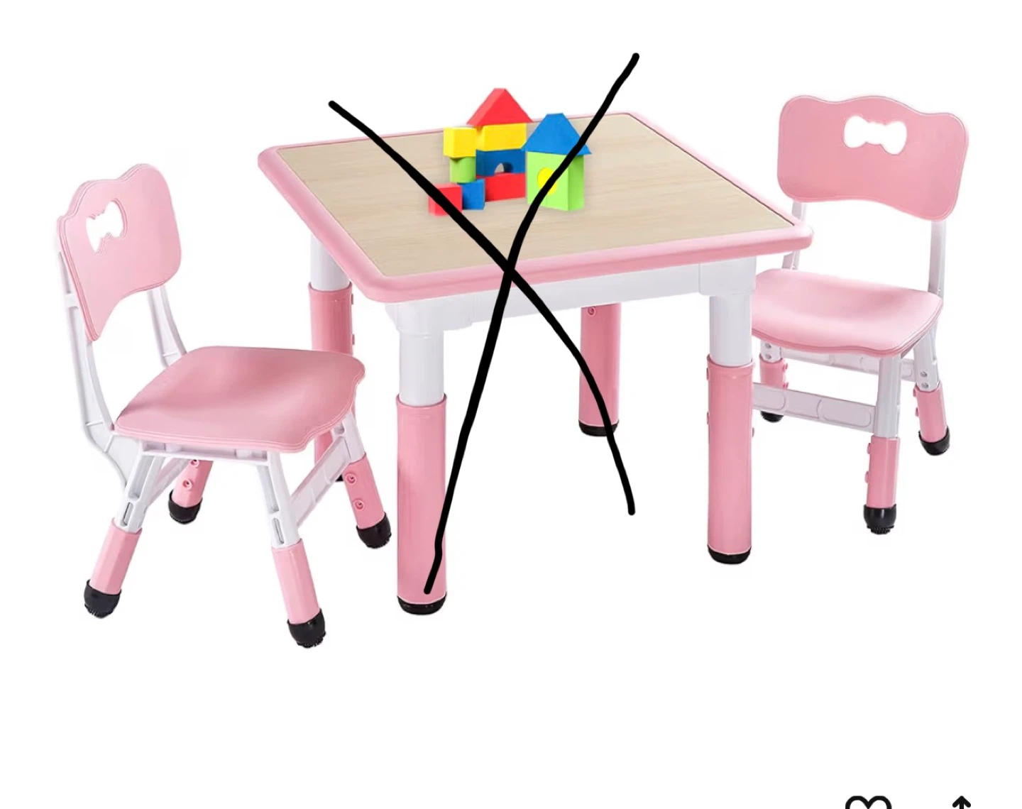 Kids Chairs Set - Pink