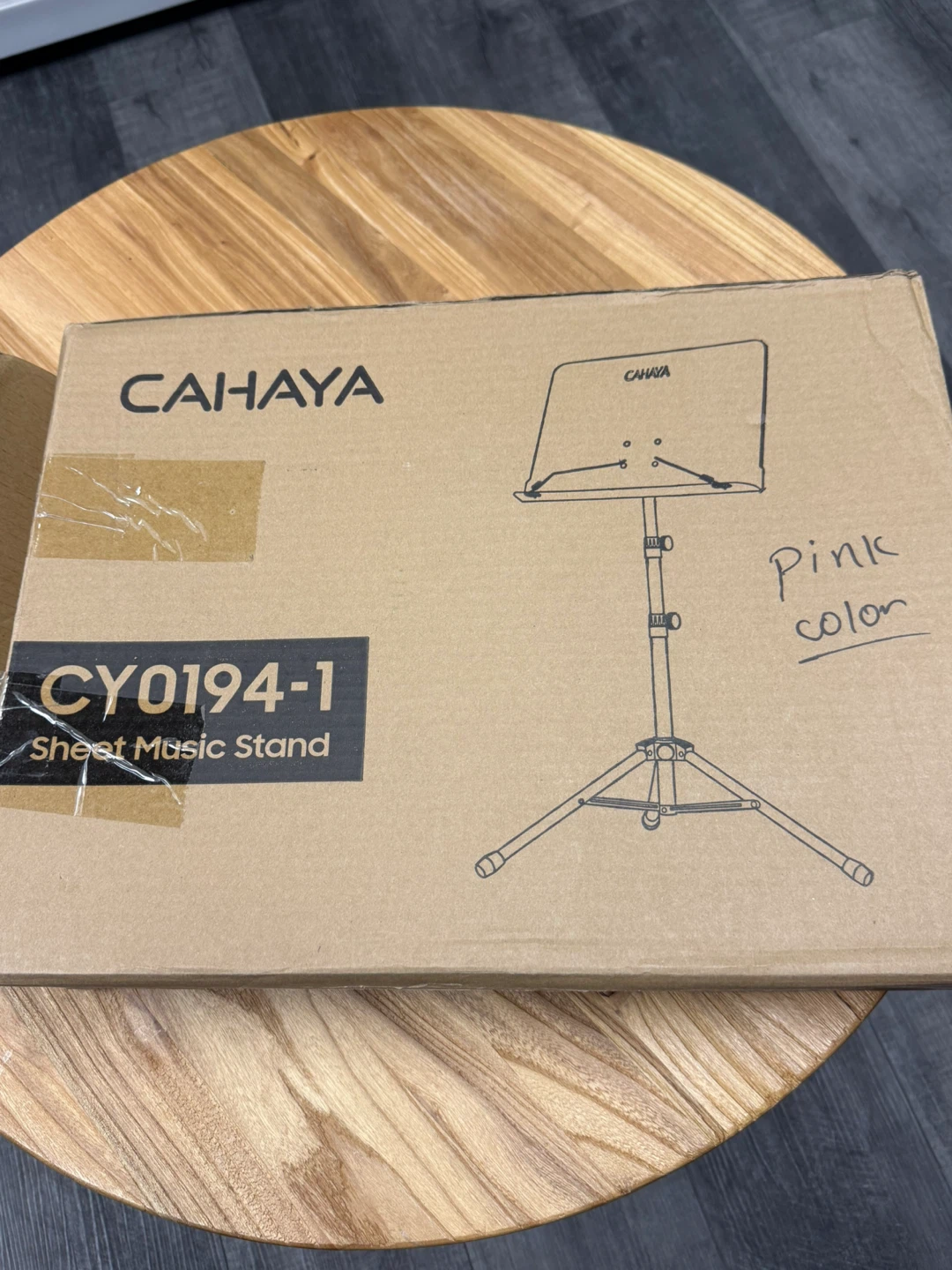 CAHAYA CY0194-1 Pink Sheet Music Stand - photo 2