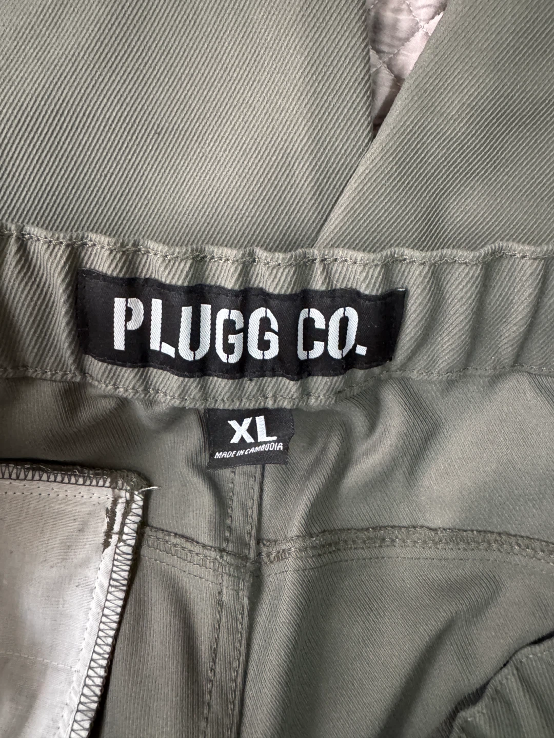 PLUGG CO. XL Khaki Cargo Pants - photo 3