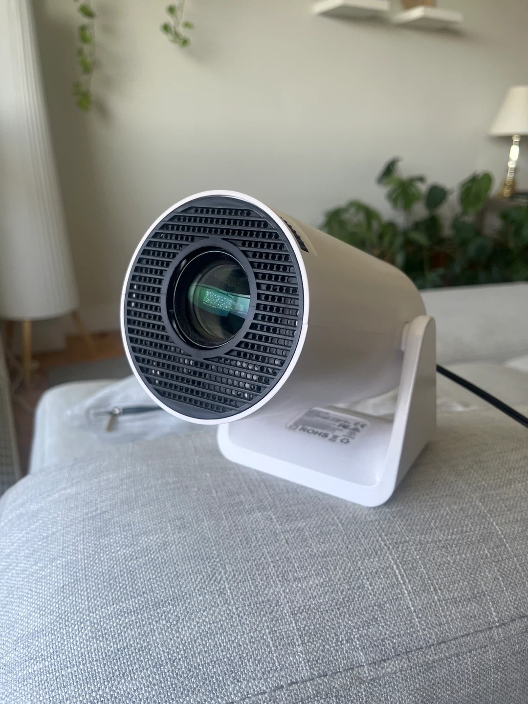 White Portable Projector