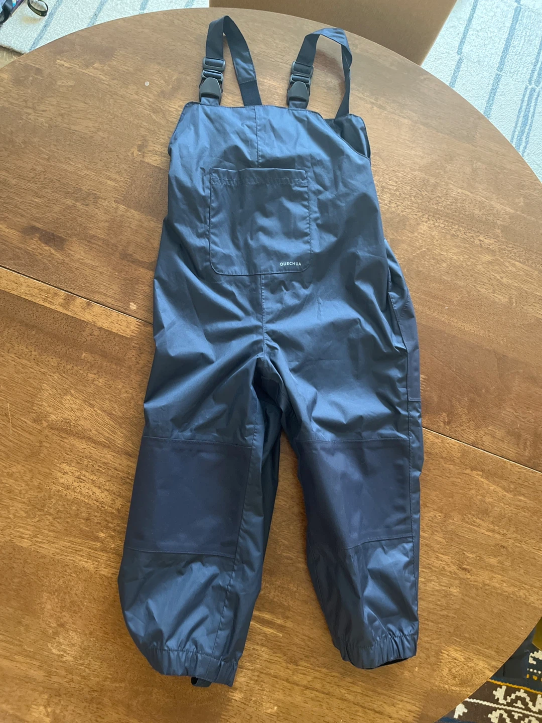 Quechua Dark Blue Waterproof Overalls - Kids Size L