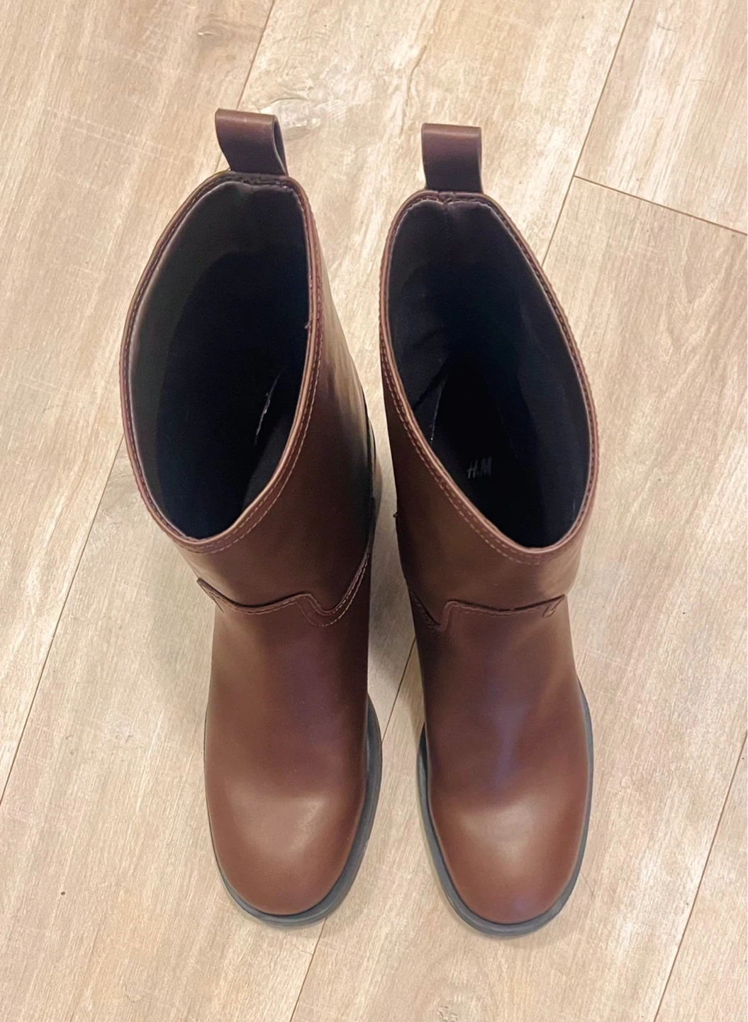 Brand New H&M Leather Boots - photo 2