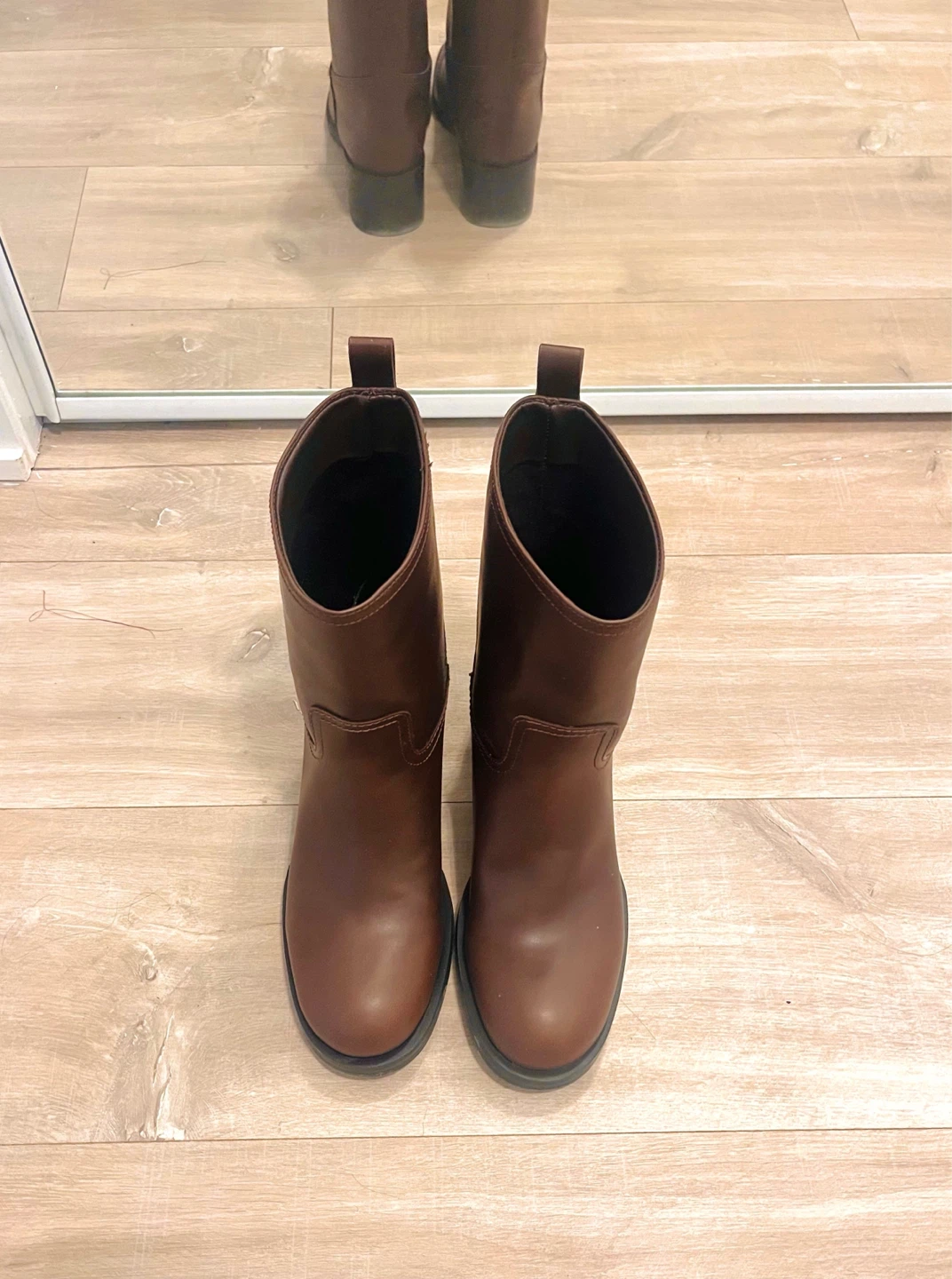 Brand New H&M Leather Boots