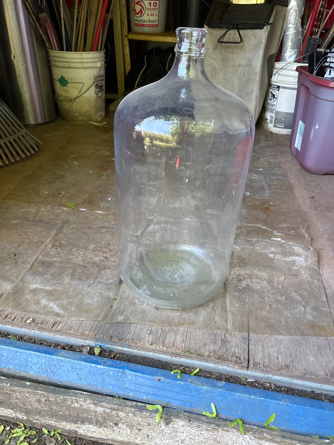 Glass container, 2 feet tall!