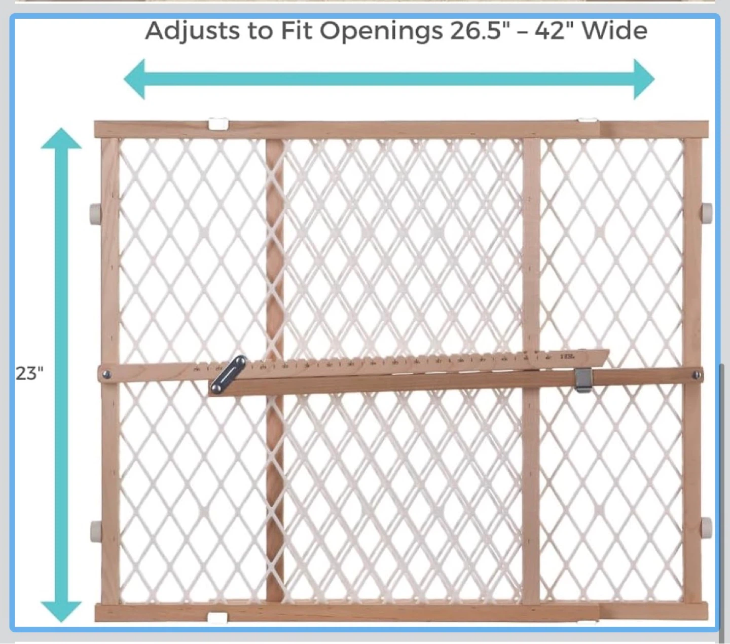 Wooden baby gate - photo 3