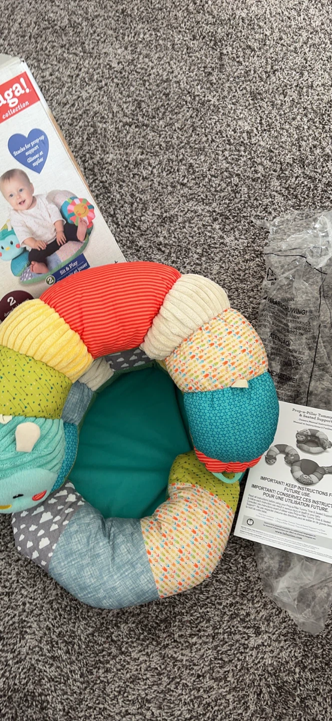 Infantino Prop-a-Pillar Tummy Time & Seated Support - photo 2