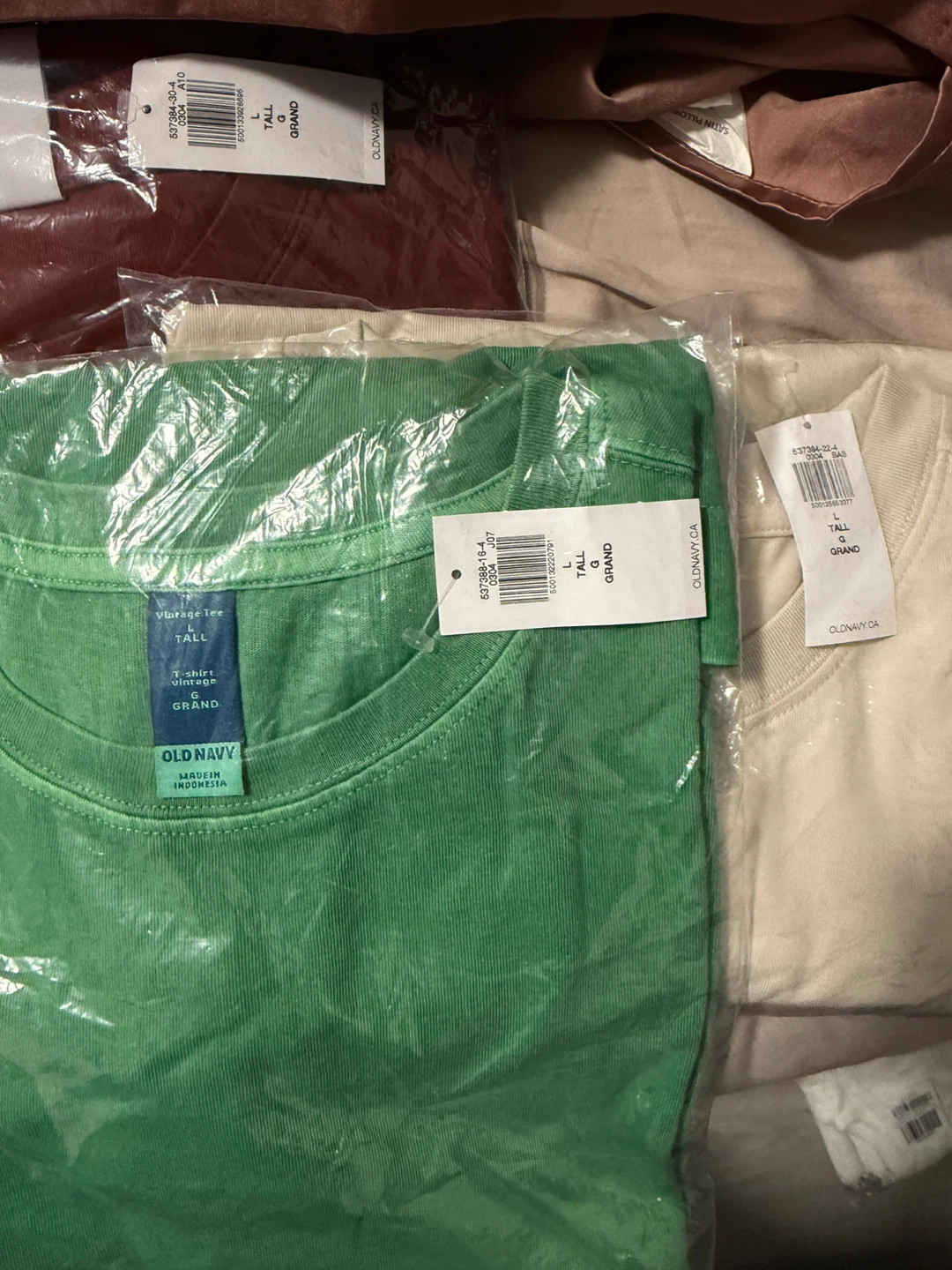Old Navy Tall Vintage T-Shirts (Set of 3)