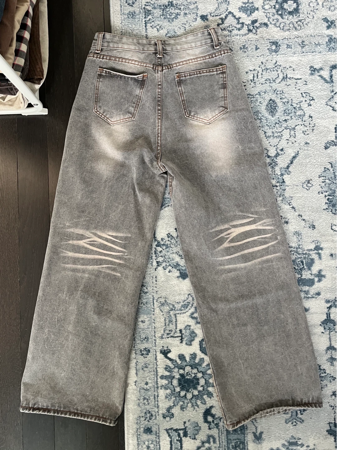 Grey Baggy Jeans - photo 2
