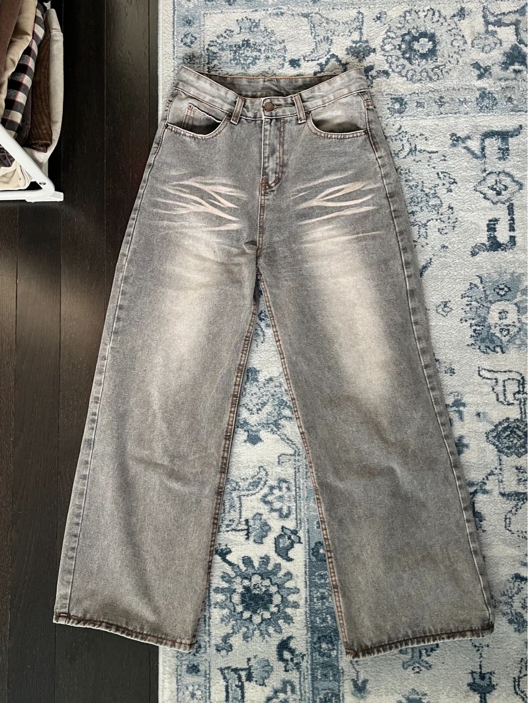 Grey Baggy Jeans
