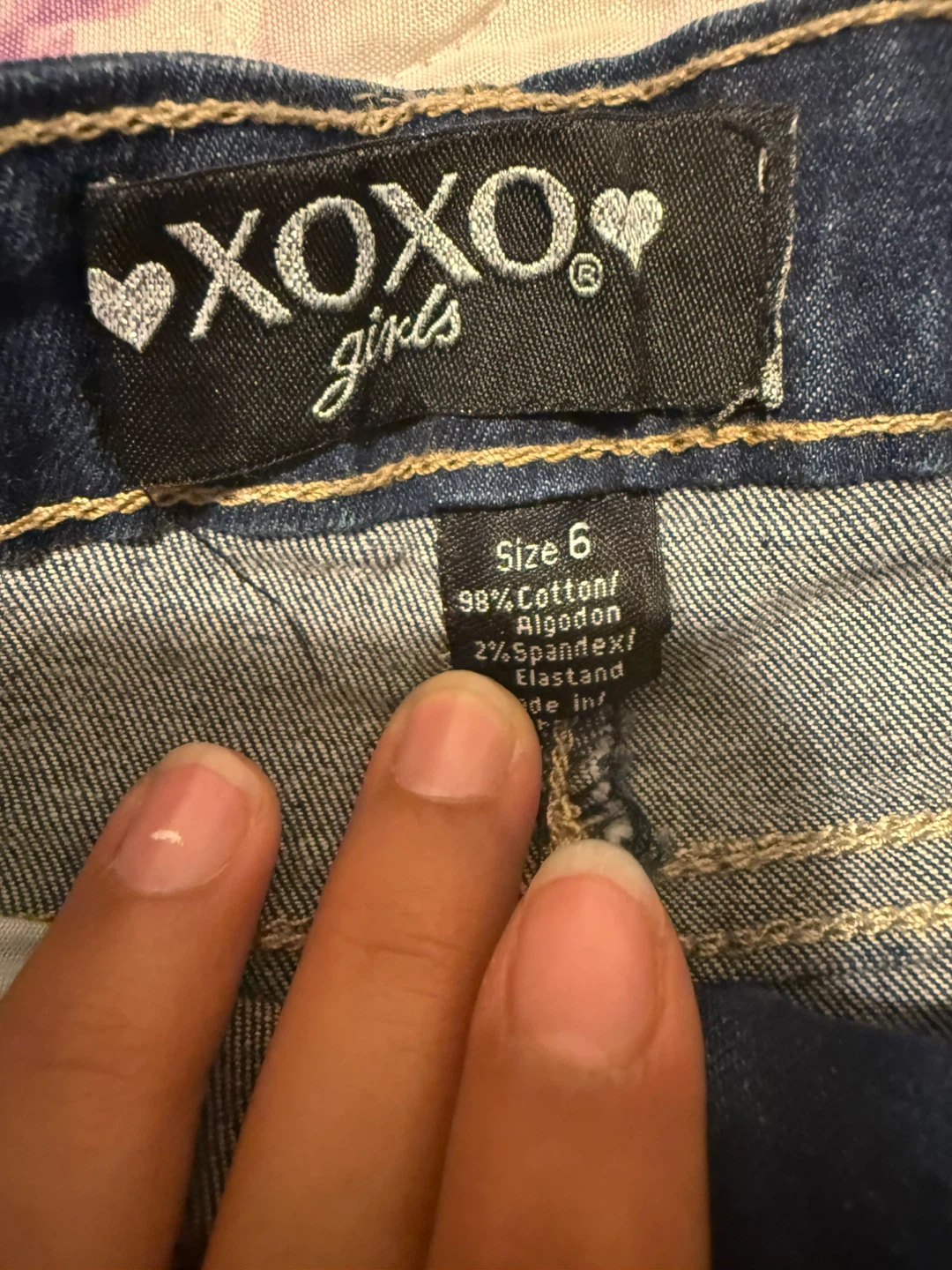 3 pairs of girls' shorts (GapKids, XOXO, Place) - photo 3