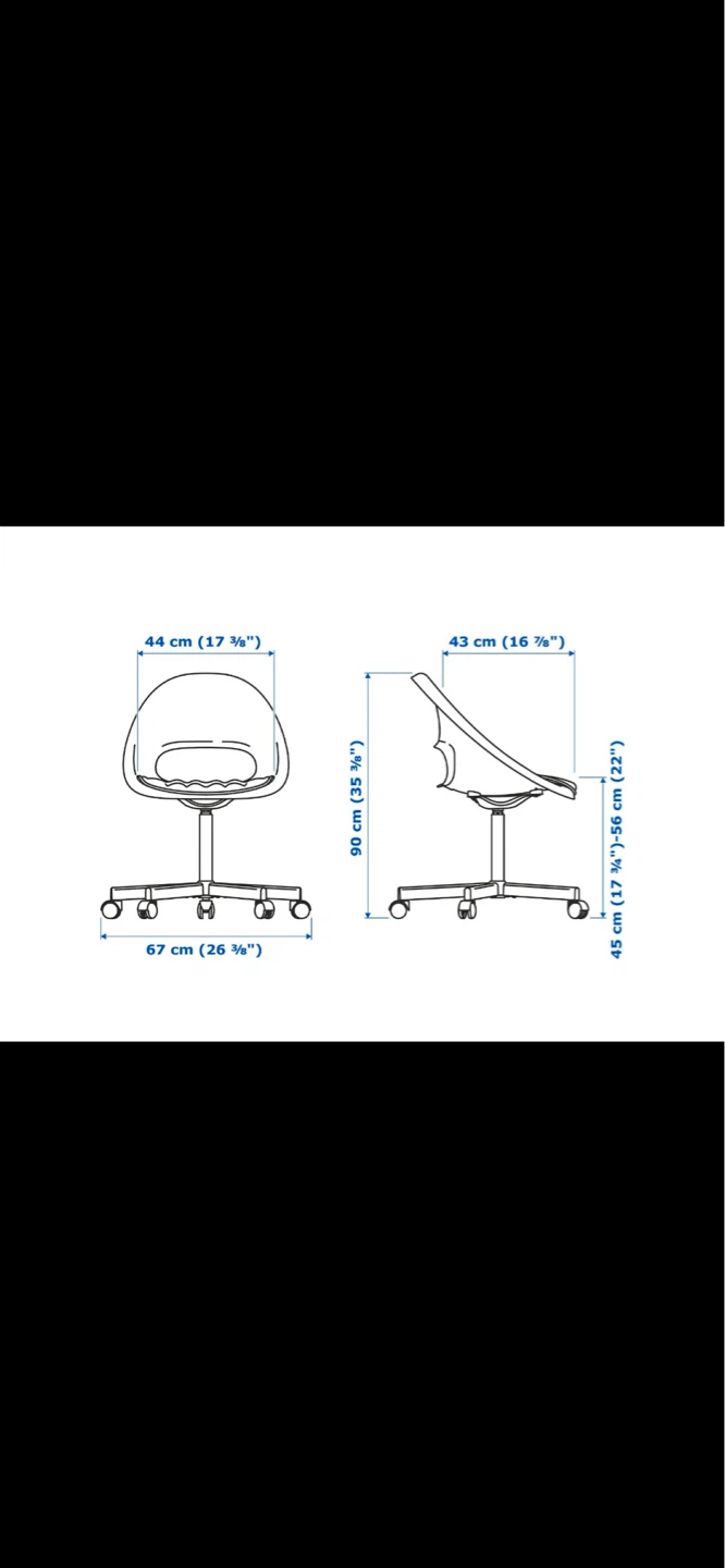 LOBERGET Office Chair - White - photo 3