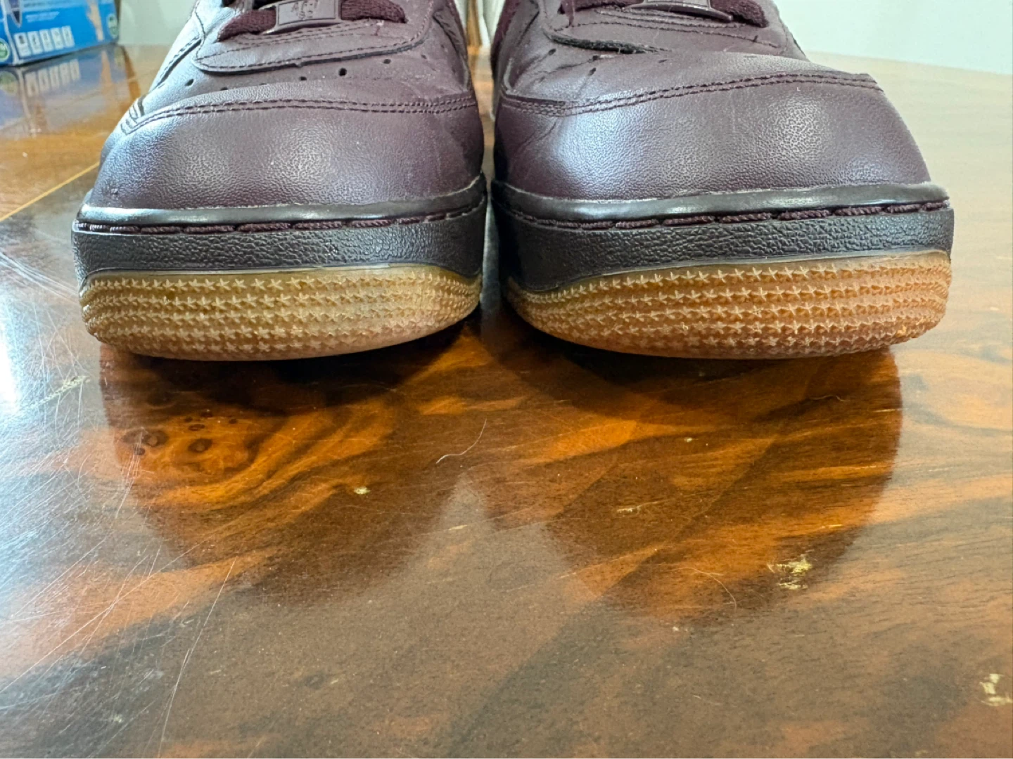 Nike Air Force 1 High Top Sneakers - Burgundy (Size 12) - photo 4