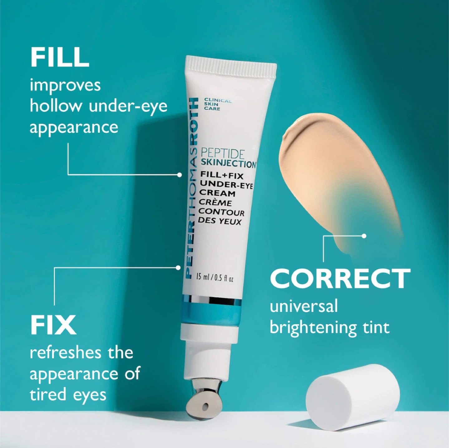 Peter Thomas Roth Peptide Skinjection Fill-Fix Eye Cream 0.5 oz - photo 2