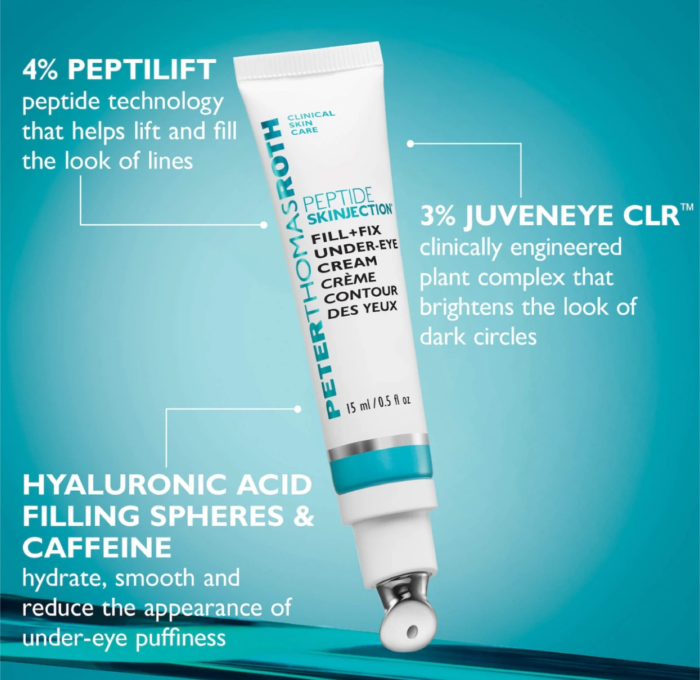 Peter Thomas Roth Peptide Skinjection Fill-Fix Eye Cream 0.5 oz - photo 4