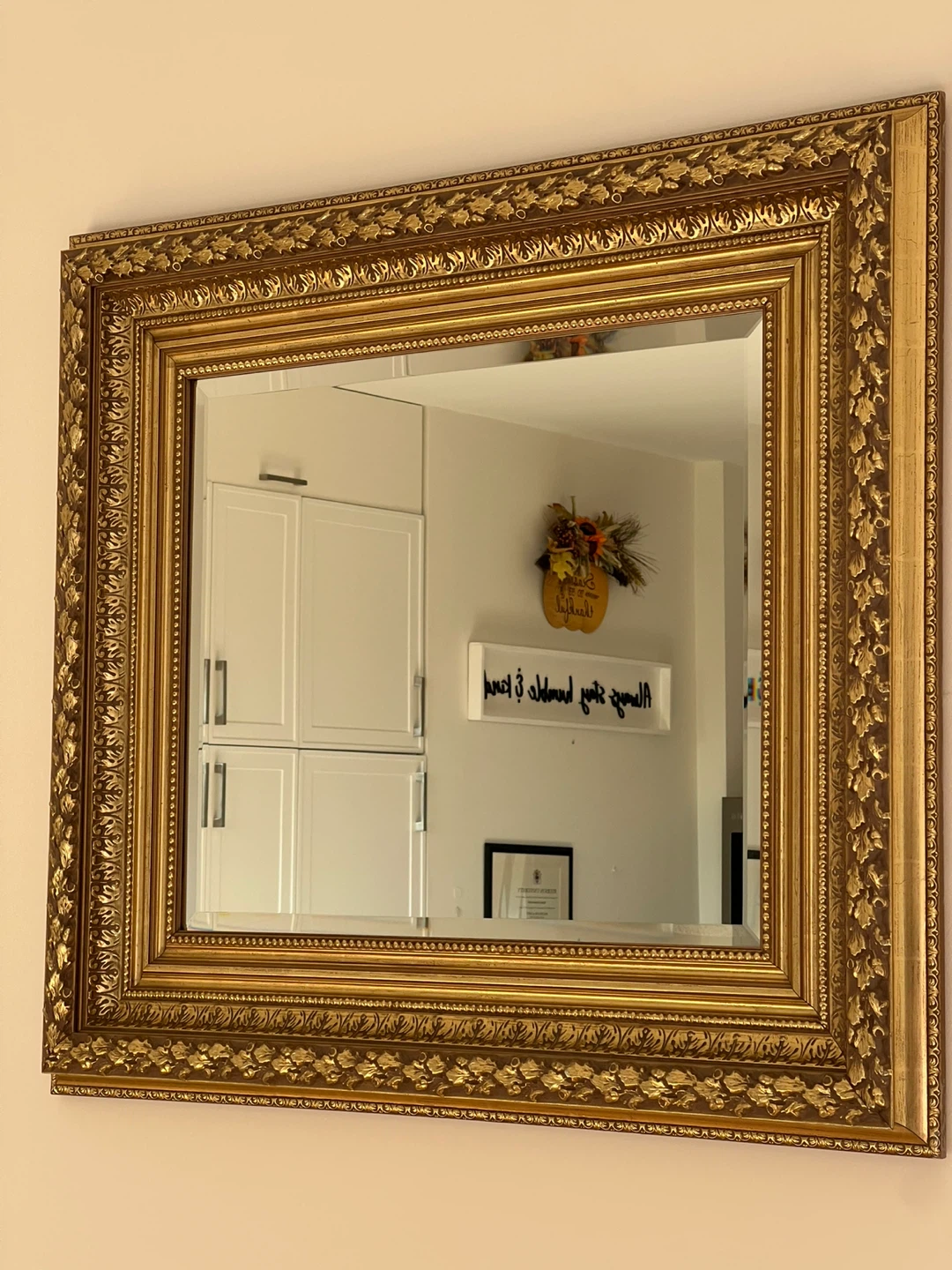 Ornate Gold Frame Mirror
